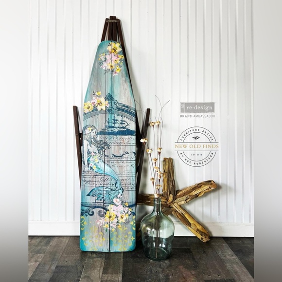 Redesign with Prima Decor Transfer ~ MERMAID 22” x 30” - Picture 3 of 3